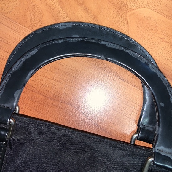 Authentic Prada Tessuto Spazzolat Nylon Briefcase Crossbody Bag - Picture 9 of 16